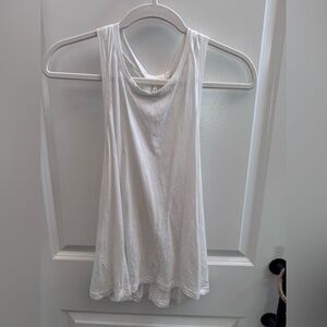 Women’s Lightweight White Racerback Tank Top